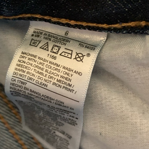 High-Waisted Button Fly Jean Skirt -NWOT - Picture 6 of 7